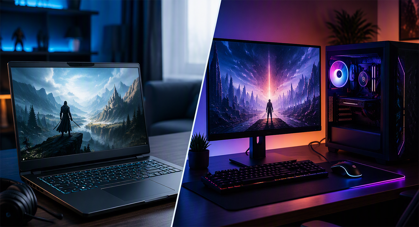 Gaming laptop ili stolno računalo – što se više isplati?