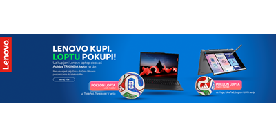 Poklon lopta uz Lenovo laptop