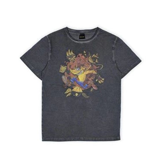 MERCHANDISE CRASH BANDICOOT 2020 OIL WASH T-SHIRT M
