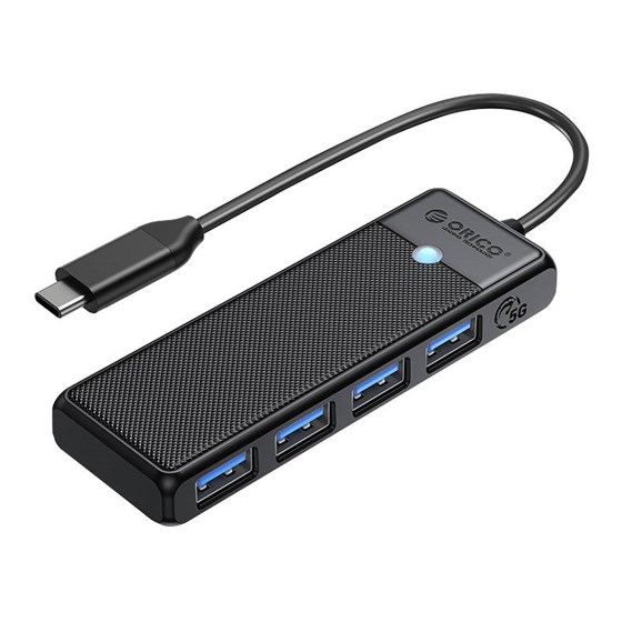 USB C HUB Orico 4 portni, 4× USB 3.0, crni, ORICO-PAPW4A-C3-015-BK-EP