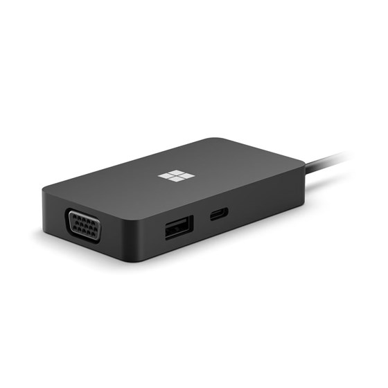 Micorosft Surface USB C Travel Hub, 1x USB C, 1x USB A, 1x RJ45, 1x HDMI (4K 60Hz), 1x VGA, 161-00011