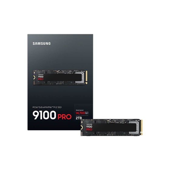 SSD 2TB Samsung 9100 PRO, M.2 NVMe, PCIe Gen5x4, 14,700/13,400 MB/s, MZ-VAP2T0BW
