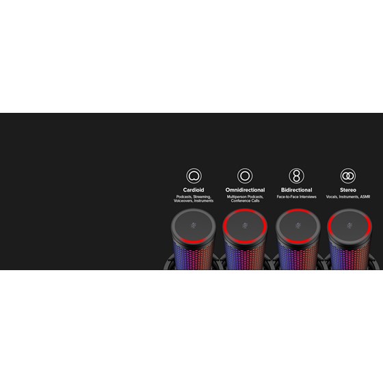 Mikrofon HyperX QuadCast 2 S, 9A273AA