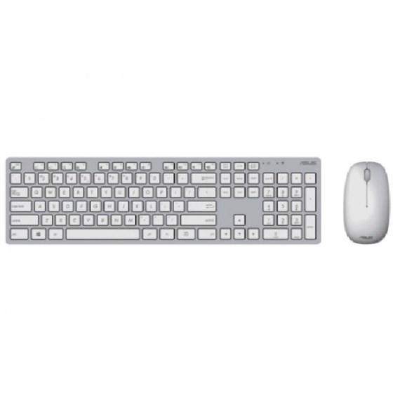 Tipkovnica + miš Asus W5000, bežični, bijeli, ENG, 90XB0430-BKM3A0