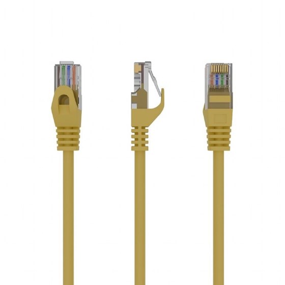 Kabel UTP CAT 6 0.25m Gembird Žuti, PP6U-0.25M/Y