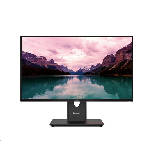 Monitor Lenovo ThinkVision T24-40, 64A4MATXEU, 23.8" FHD, IPS, 48-120Hz 4ms, USB-B, USB-C, HDMI, DP, VGA, Pivot, Crni, 36mj