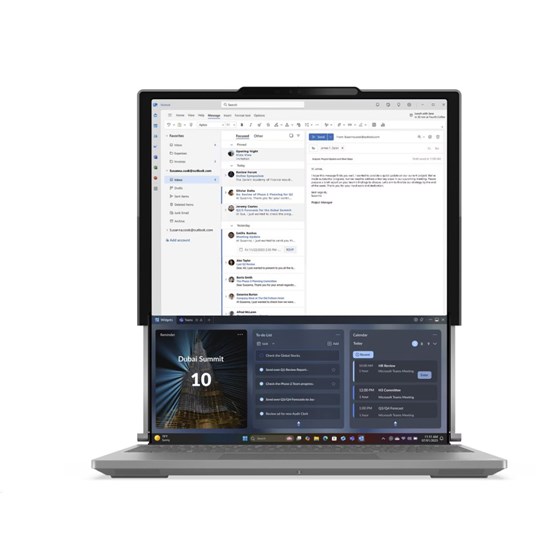 Lenovo ThinkBook Plus G6 Rollable, 21TR000JRM, 14" - 16.7" POLED 120Hz, Intel Core Ultra 7 258V, 32GB, 1TB SSD, W11P, Intel Arc Graphics 140V, 36mj
