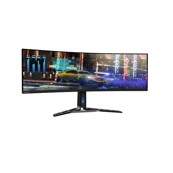 Monitor Lenovo Legion R45w-30, 67B1GAC3EU, 44.5" Dual QHD (5120x1440) VA 165Hz 1ms, Speakers 2x3W, 450cd, HDMI DP RJ45 USB-C, 36mj