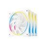 Ventilator DeepCool FL12 SE, 3-in-1, PWM, 120mm, 3 Pack, White,ARGB,  R-FL12SE-WHAPN3-G