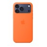 Apple iPhone 17 Pro Max Silicone Case with MagSafe – Orange