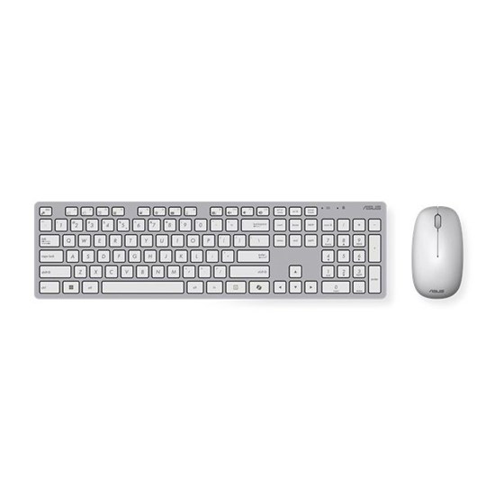Tipkovnica + miš Asus W5000, bežični, bijeli, ENG, 90XB0430-BKM420