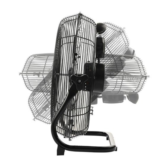 Estia Ventilator Stormi 06-21559;crni;podni