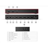 Docking Lenovo ThinkPad USB4 Dock 5000, 2x DisplayPort, 1x HDMI, 4x USB-A 3.2, 2x USB-C 3.2 Gen 2, 1x RJ45, PowerDelivery 65W, PN: 40BF0100EU