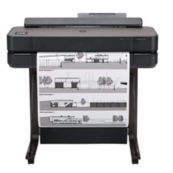 Ploter HP DesignJet T650 24" s postoljem, A1 format,  4 boje, tintni ispis u boji, USB, LAN, WiFi, 5HB08D