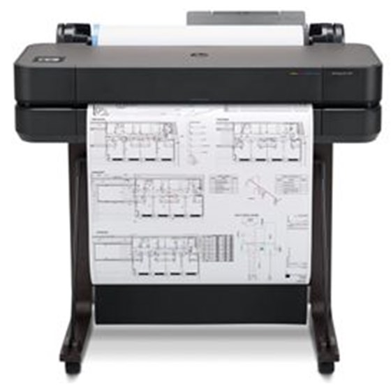 Ploter HP DesignJet T630 24" s postoljem, A1 format,  4 boje, tintni ispis u boji, USB, LAN, WiFi, 5HB09D