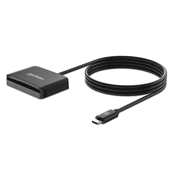 Čitač pametnih kartica MANHATTAN USB C, MicroSD čitač, 102742