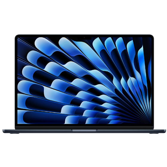 Apple MacBook Air, mw1l3cr/a, 15.3/MIDNIGHT/M4 10C CPU/10C GPU/16GB/256GB-CRO