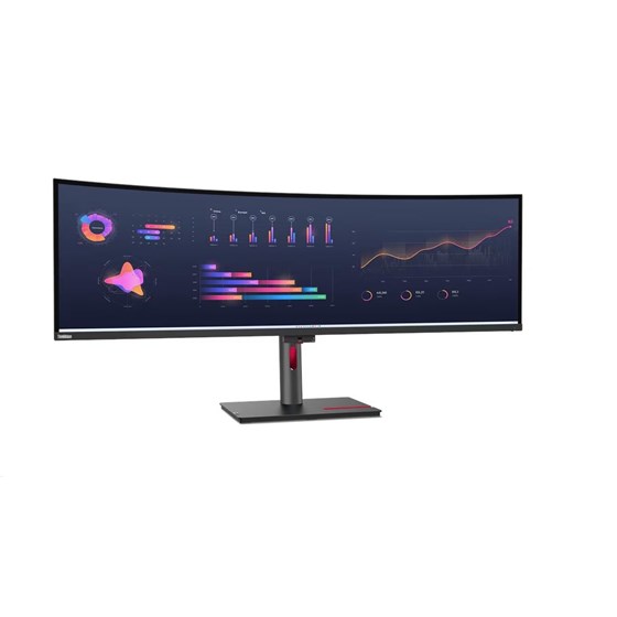 Monitor Lenovo ThinkVision P49w-30, 63DBRAT1EU, 49" DQHD IPS, HDMI, DP, T-Bolt, curved, 36mj	