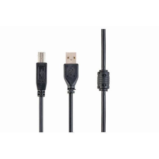 Kabel USB A - USB B 1.5m Crni Gembird (printer kabel), CCFB-USB2-AMBM-1.5M