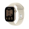 Apple Watch S12 Cellular 42mm Light Gold Aluminium Case with Sand Sport Band - M/L