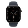 Apple Watch S12 Cellular 46mm Natural Titanium Case with Navy Blue Sport Band - M/L