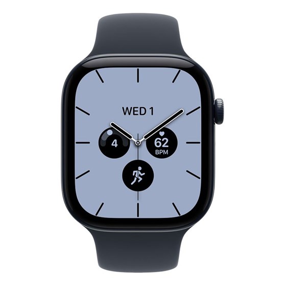 Apple Watch S12 Cellular 46mm Night Blue Ceramic Case with Navy Blue Sport Band - S/M