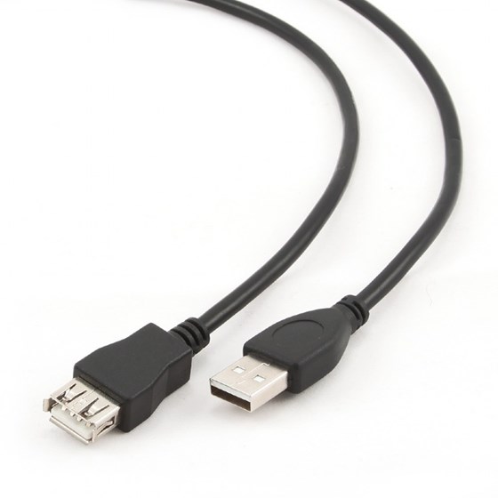 Kabel USB 2.0 M - USB 2.0 Ž 3m Gembird Crni P/N: CCP-USB2-AMAF-10 